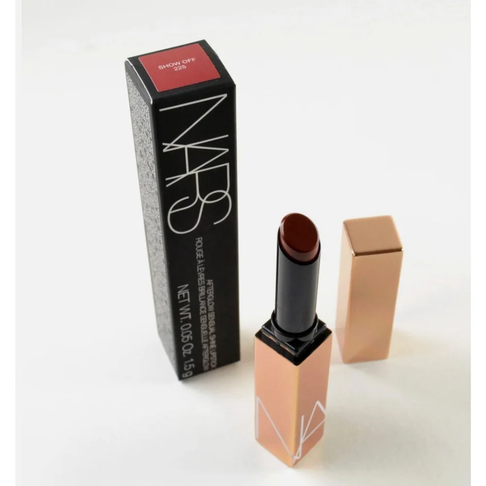 Nars Afterglow Sensual Shine Lipstick SHOW OFF #225 - Size 0.05 Oz. / 1.5 g